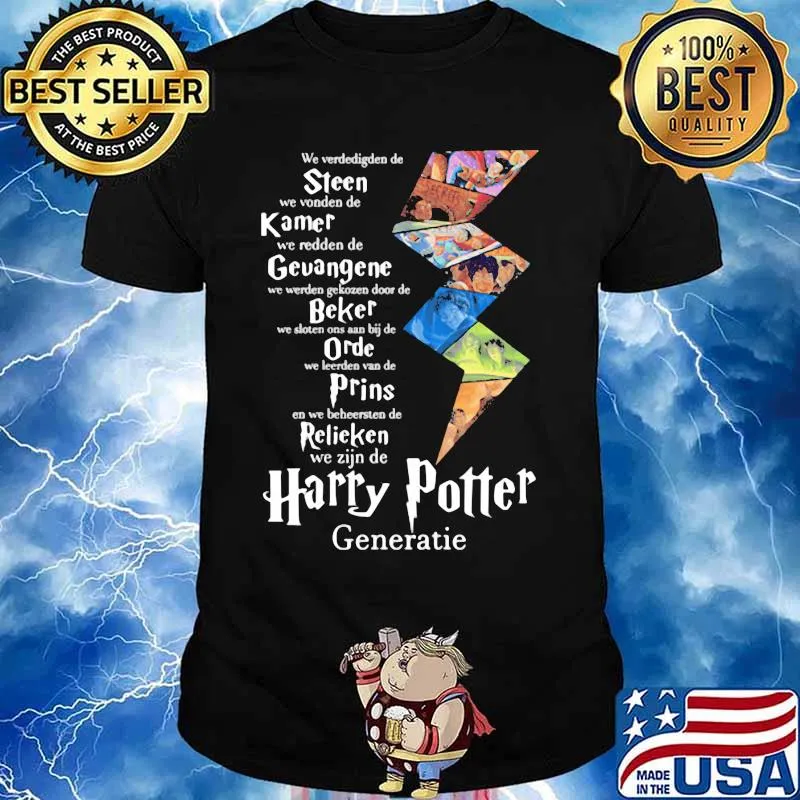Harry potter generatie we verdedigden de steen shirt