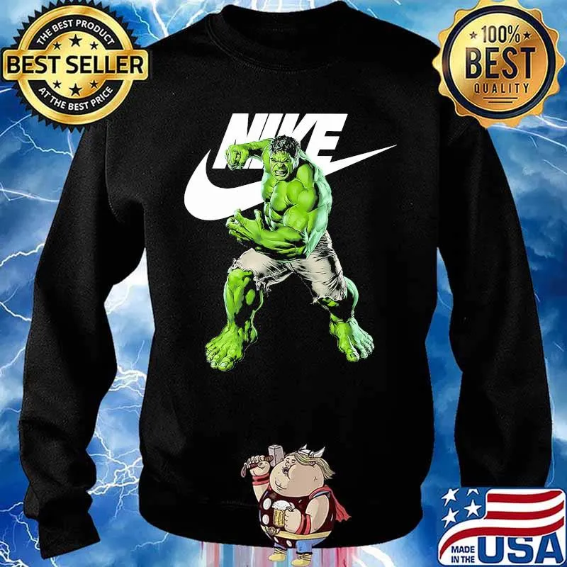 Hero hulk nike logo s Sweater