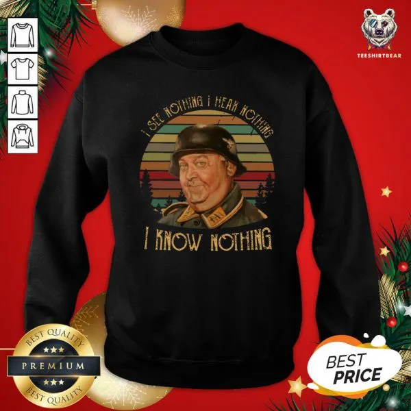 Hot John Banner I See Nothing I Hear Nothing I Know Nothing Vintage Shirt - Image 4