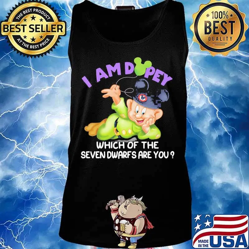 I am disney which of the seven dwarfs are you s Tank top