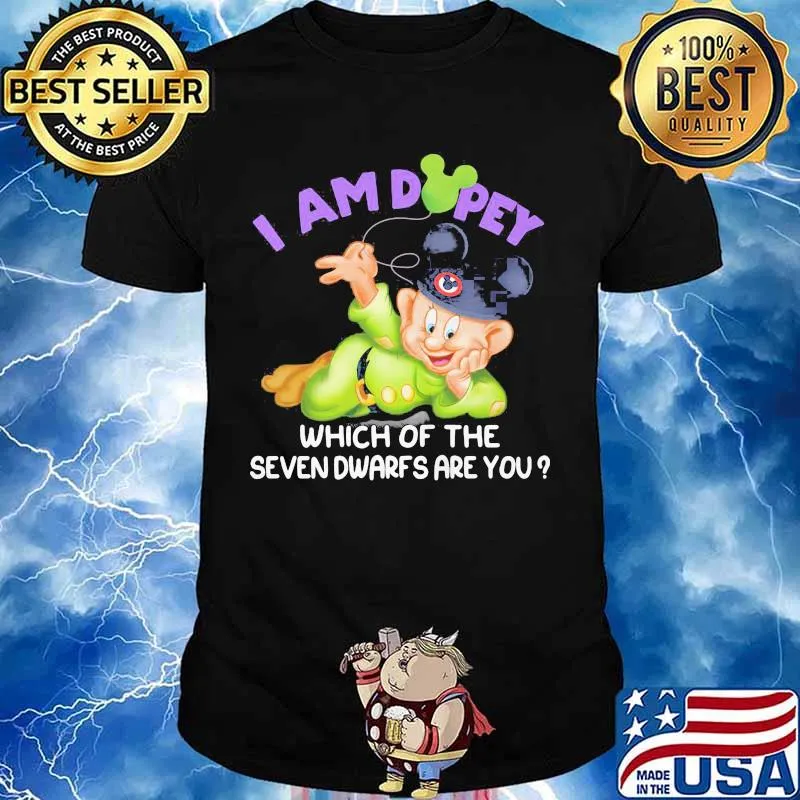 I am disney which of the seven dwarfs are you shirt