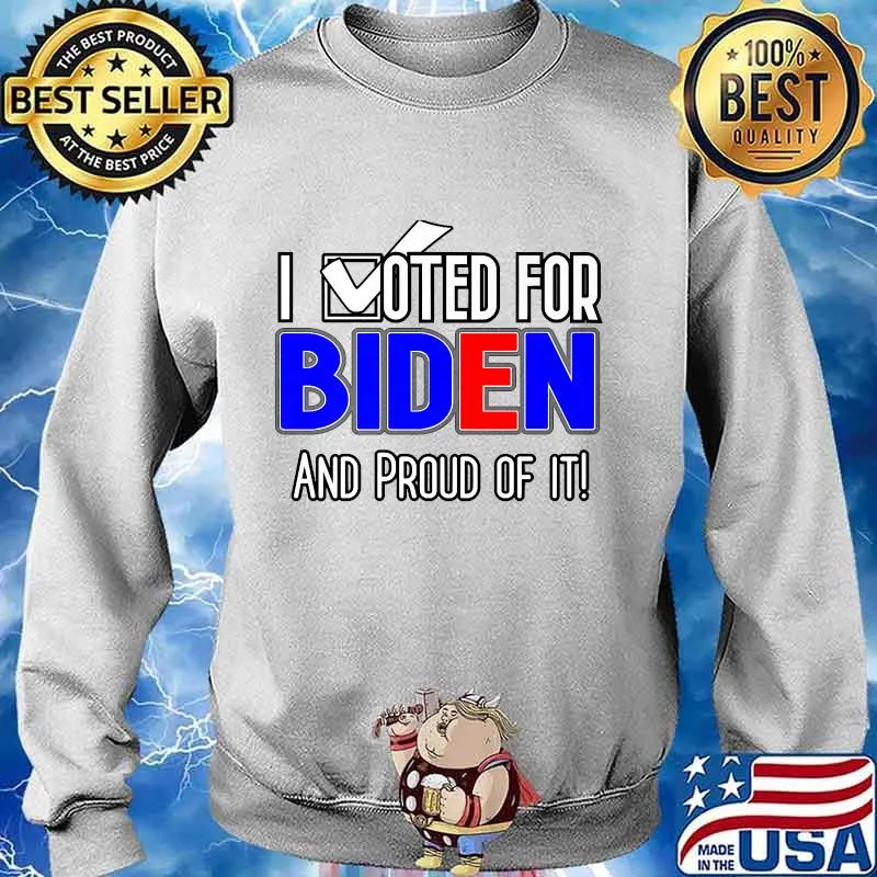 I voted for biden 2020 patriotic trump patriot democrat s Sweater