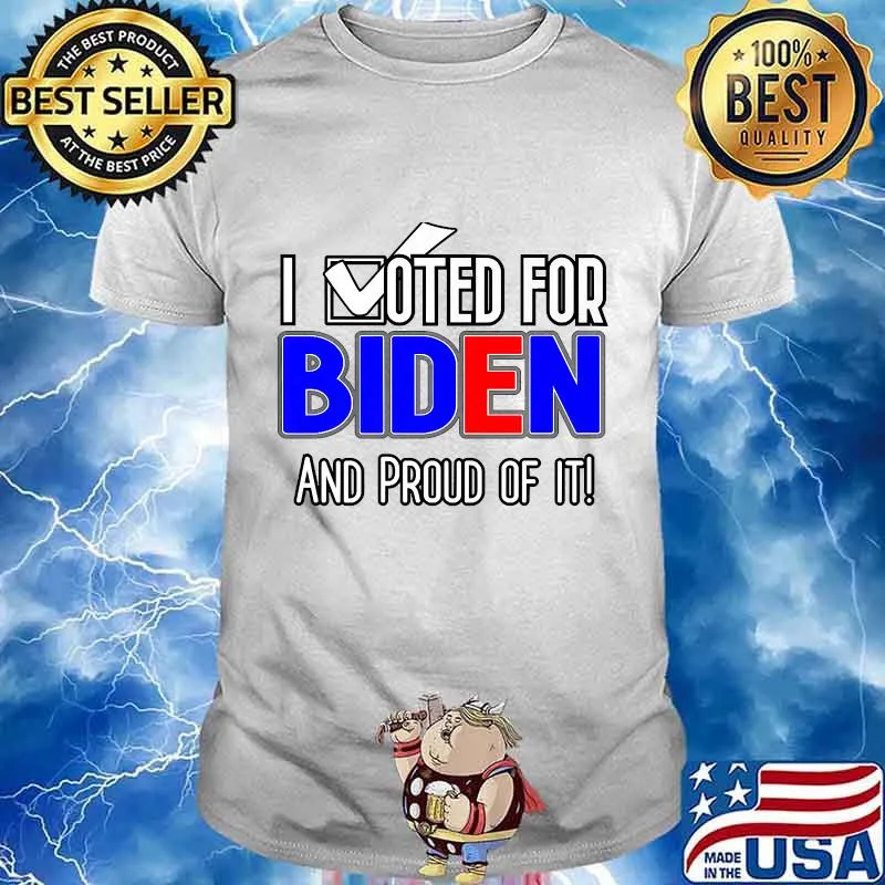 I voted for biden 2020 patriotic trump patriot democrat shirt