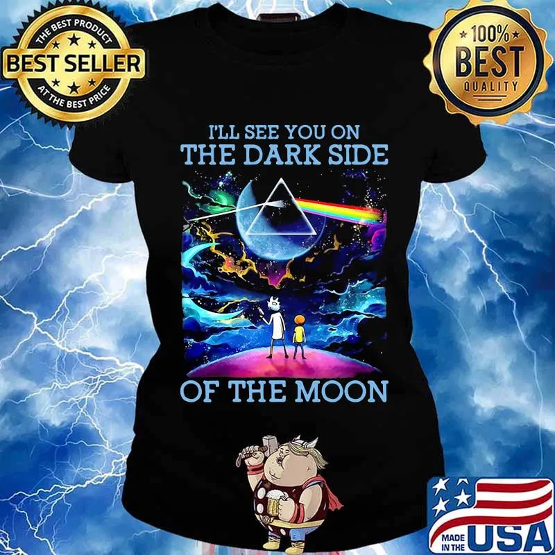 I’ll See You On The Dark Side Of The Moon Lgbt Shirt Ladies tee