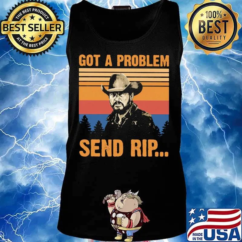 Jacket got a problem send rip vintage retro s Tank top