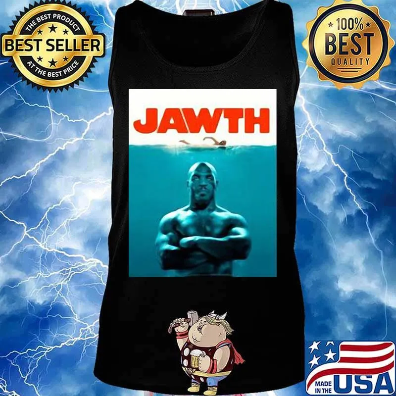 Jawth mike tyson jaws parody s Tank top