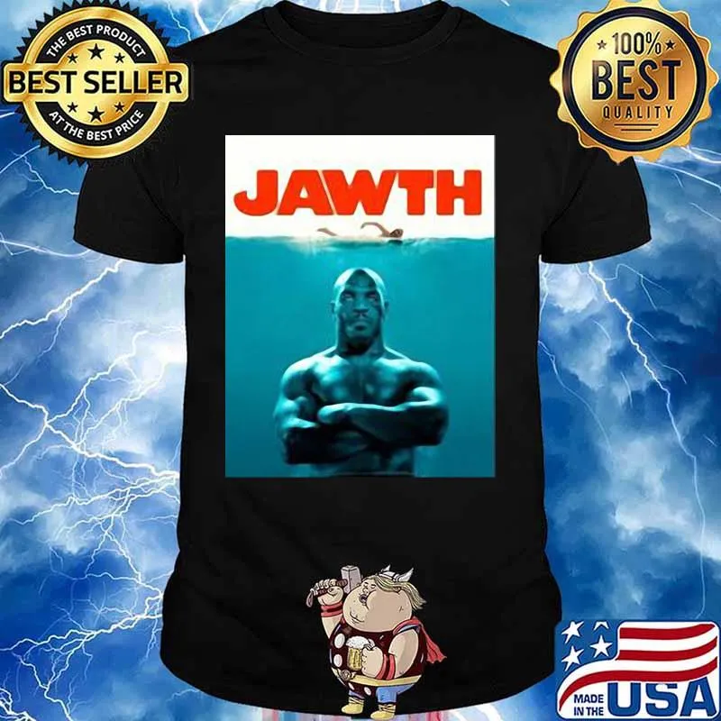 Jawth mike tyson jaws parody shirt
