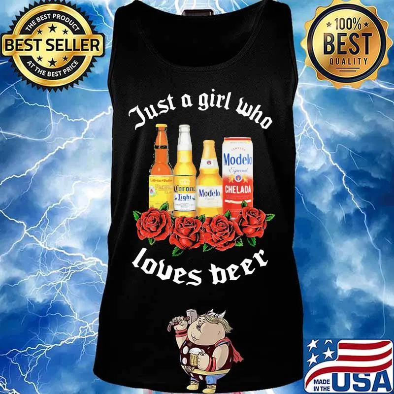 Just a girl who loves beer rose s Tank top
