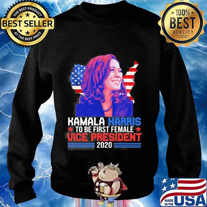 Kamala harris to be first female vice president 2020 stars s Sweater