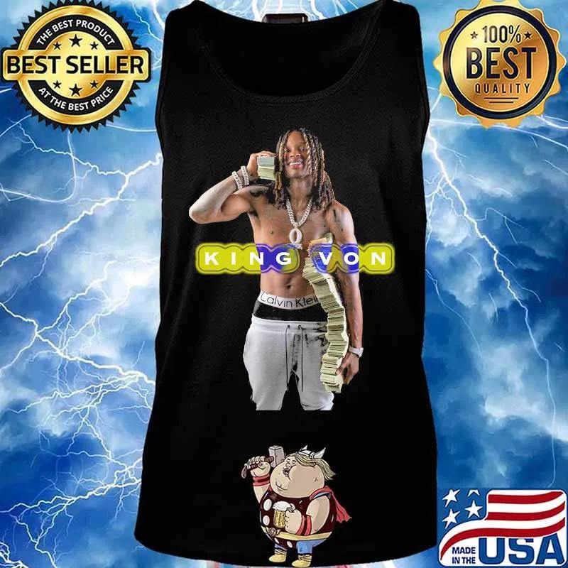 King von rest in peace money s Tank top