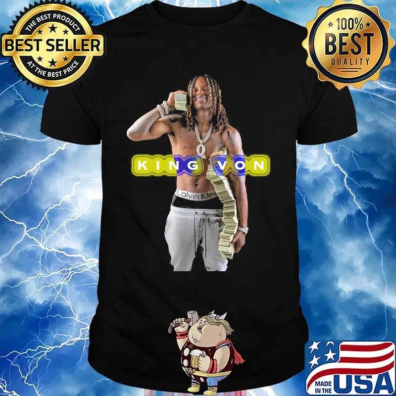 King von rest in peace money shirt