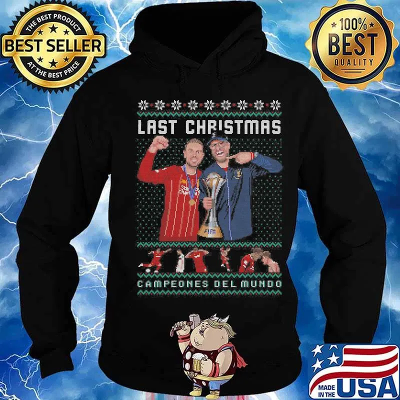 Last christmas campeones del mundo liverpool s Hoodie