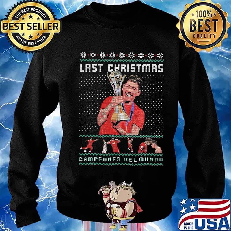 Last christmas campeones del mundo s Sweater