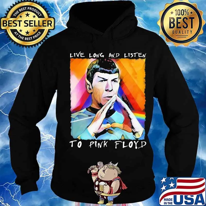 Live Long And Listen To Pink Floyd Lgbt Shirt Hoodie