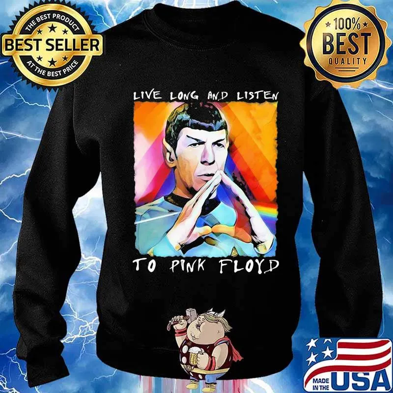 Live Long And Listen To Pink Floyd Lgbt Shirt Sweater