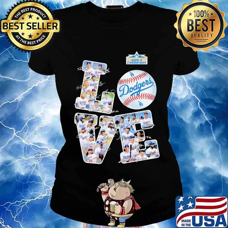Los angeles dodgers love baseball s Ladies tee