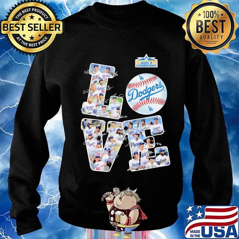 Los angeles dodgers love baseball s Sweater