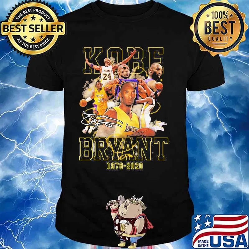 Los angeles lakers kobe bryant bryant 1978 2020 signature shirt