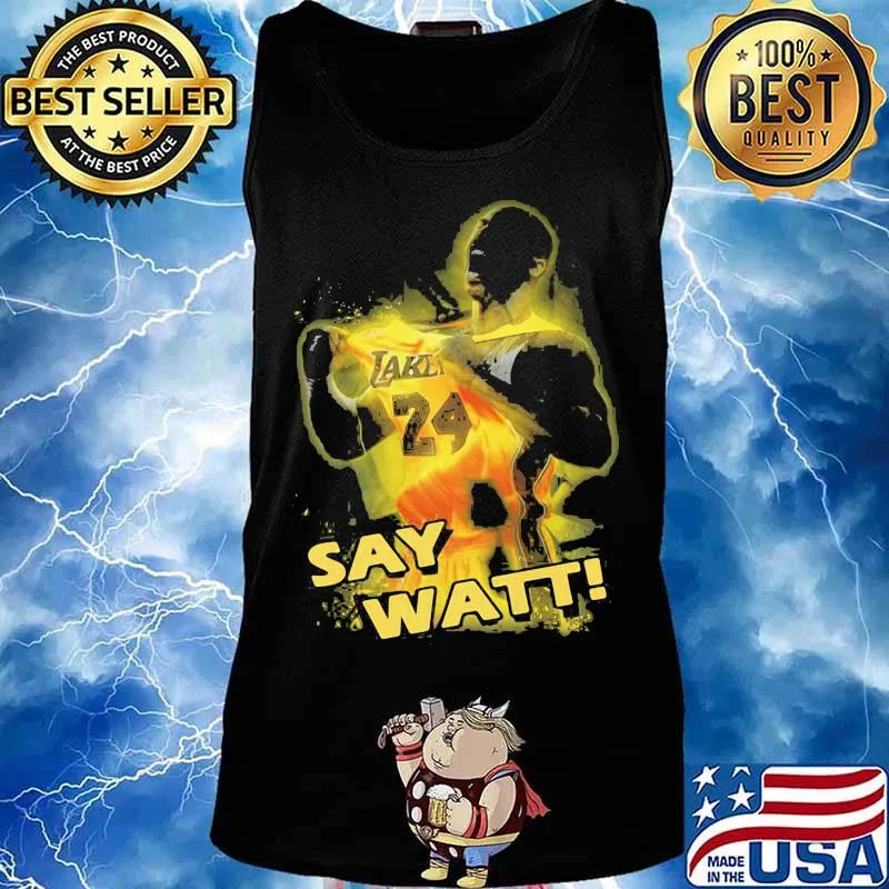 Los angeles lakers kobe bryant say watt s Tank top