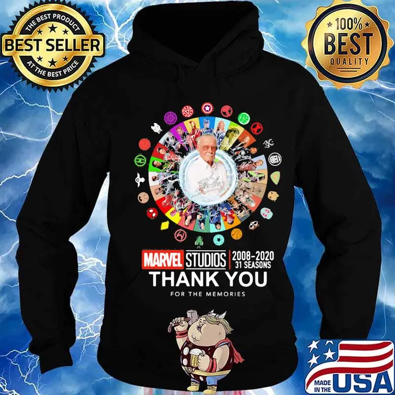 Marvel studios 2008 2020 31 seasons thank you for the memories s Hoodie