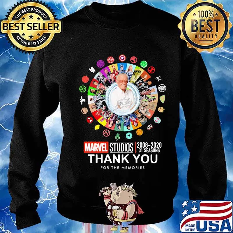 Marvel studios 2008 2020 31 seasons thank you for the memories s Sweater