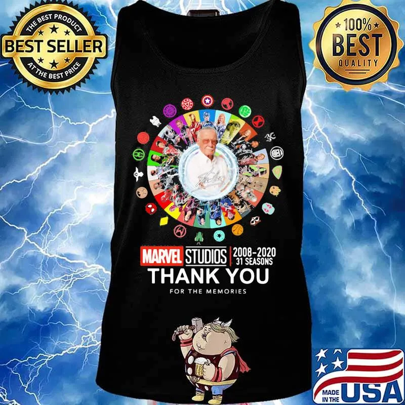 Marvel studios 2008 2020 31 seasons thank you for the memories s Tank top