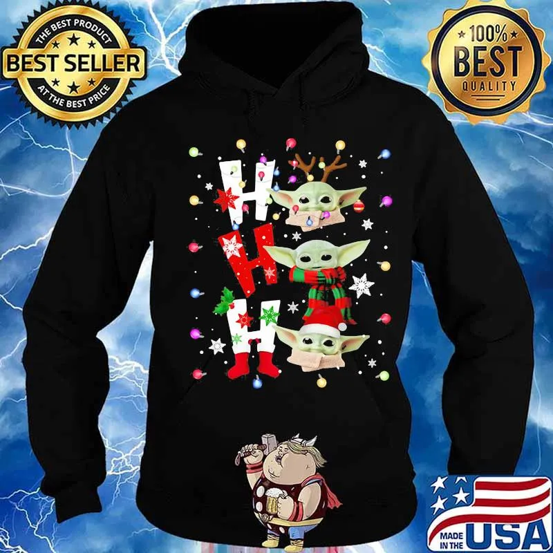 Merry christmas baby yoda ho ho ho s Hoodie