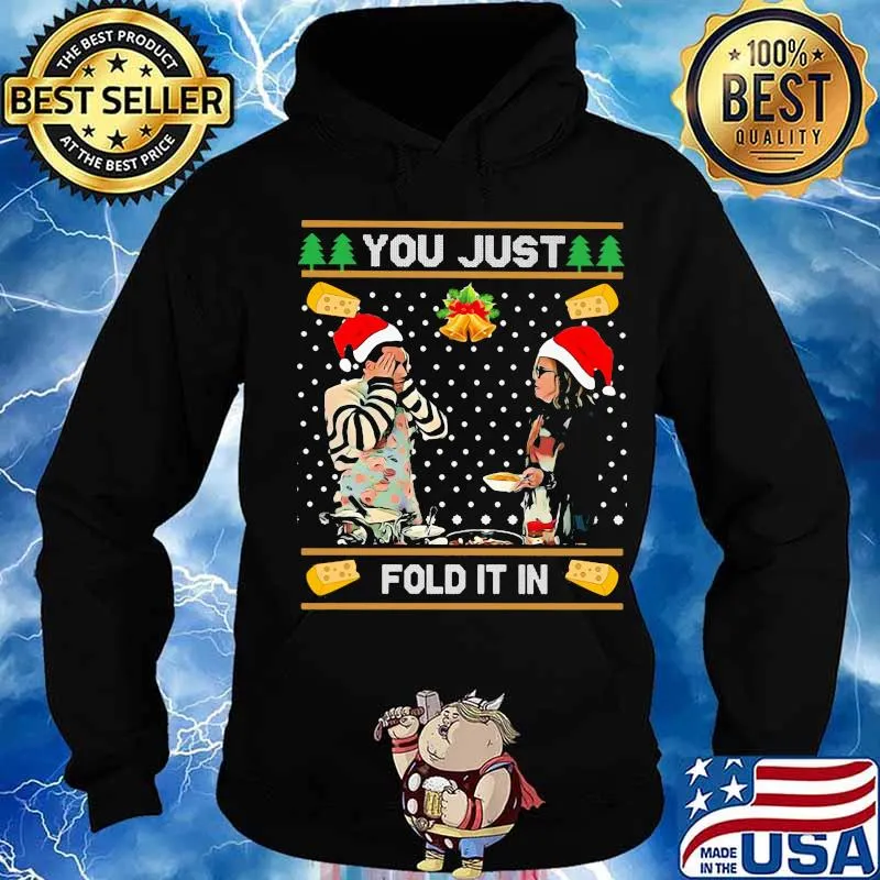 Merry christmas bell you just fold it in s Hoodie