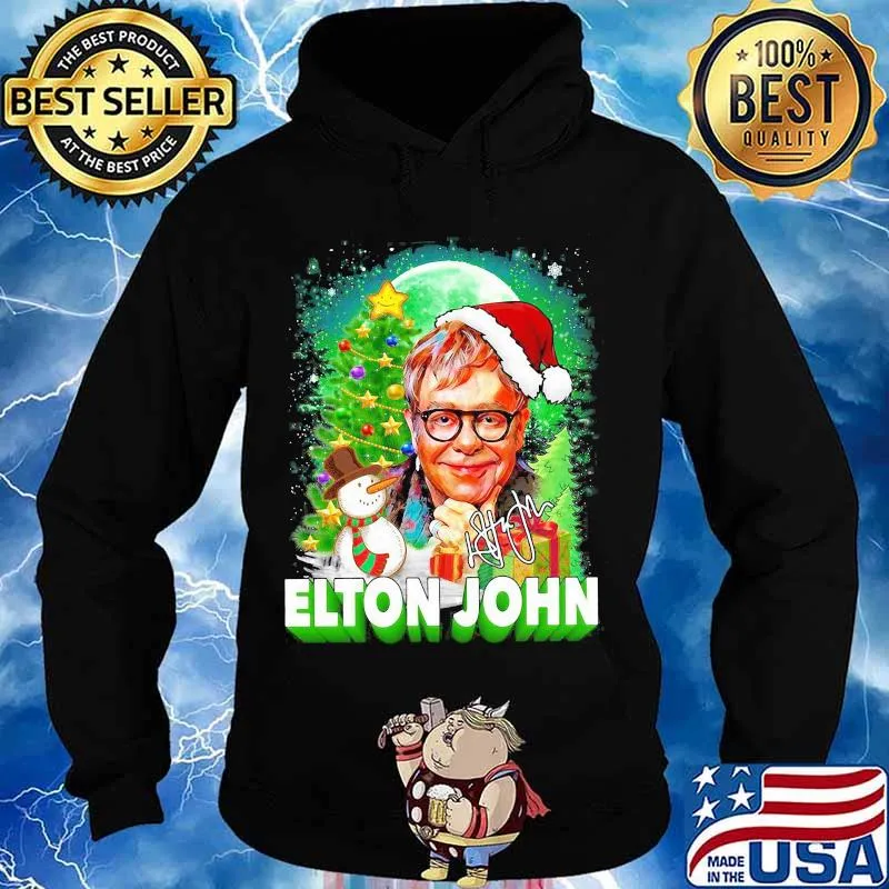 Merry christmas elton john signature s Hoodie