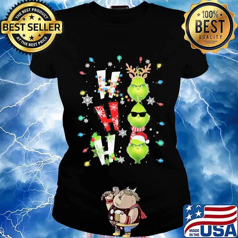 Merry christmas grinch ho ho ho s Ladies tee