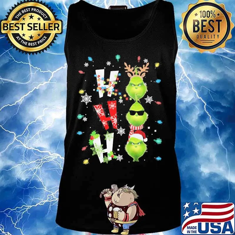 Merry christmas grinch ho ho ho s Tank top