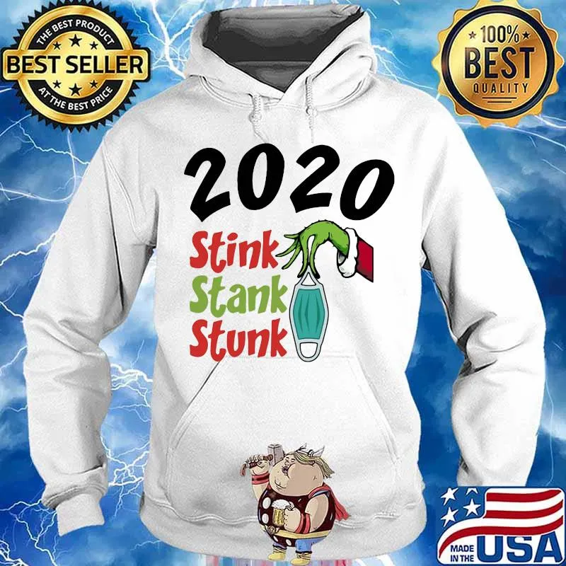 Merry christmas grinch mask stink stank stunk 2020 s Hoodie