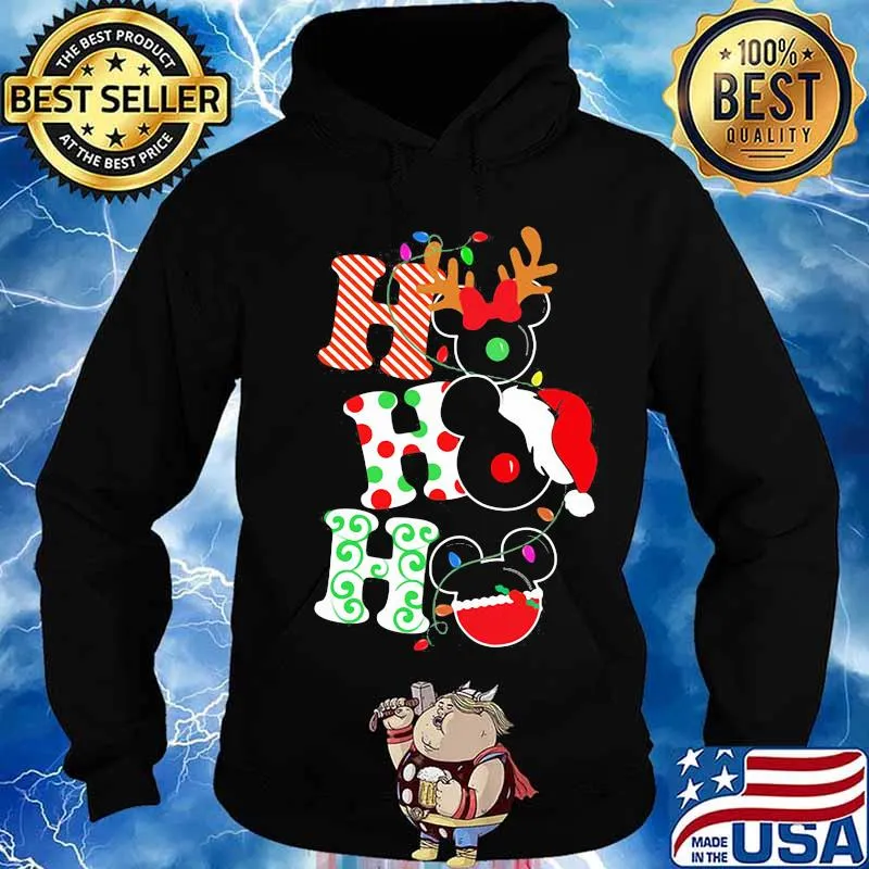 Merry christmas mickey mouse ho ho ho s Hoodie