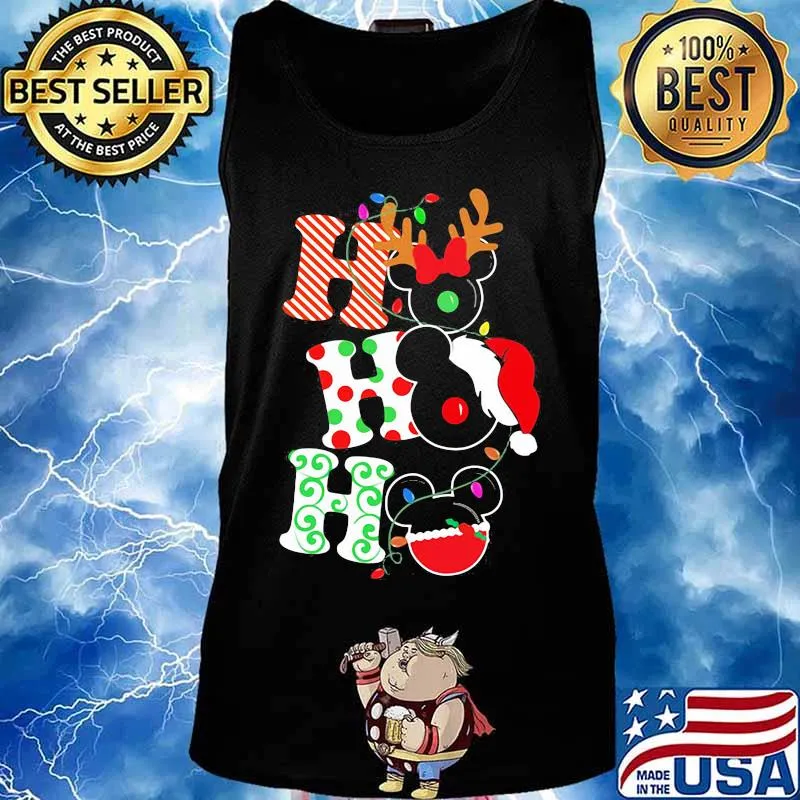 Merry christmas mickey mouse ho ho ho s Tank top