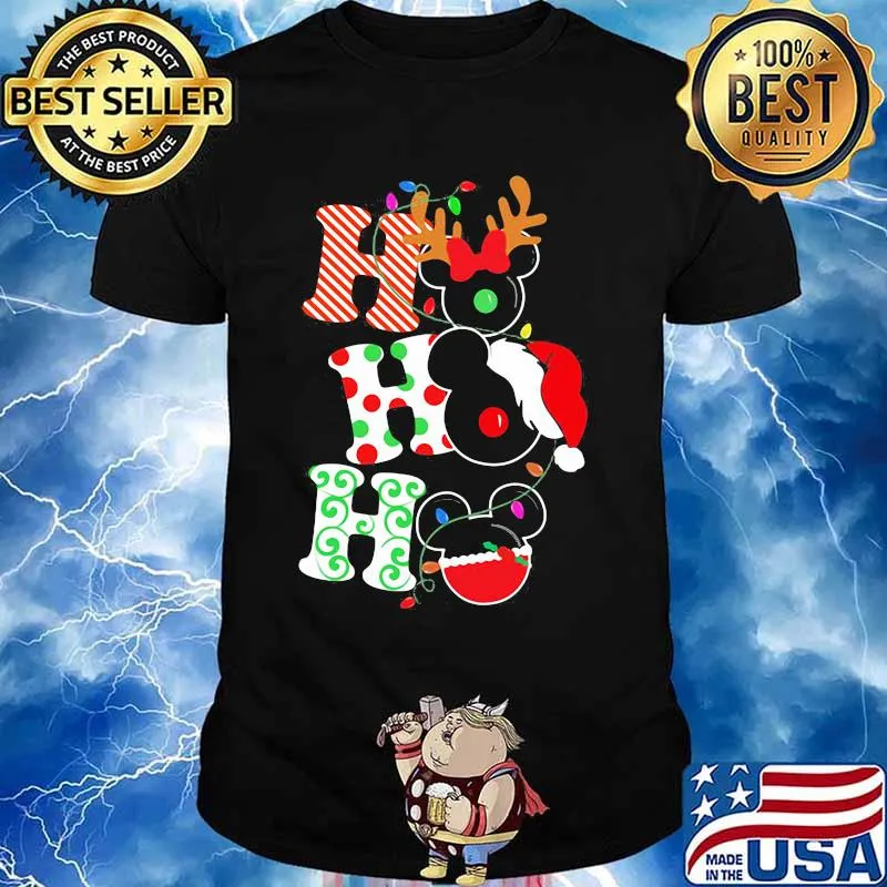 Merry christmas mickey mouse ho ho ho shirt