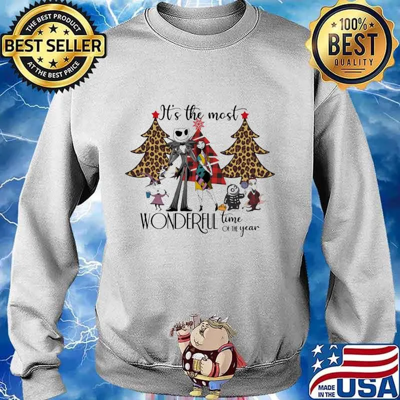 Merry christmas nightmare it's the most wonderful time of the year leopard s Sweater