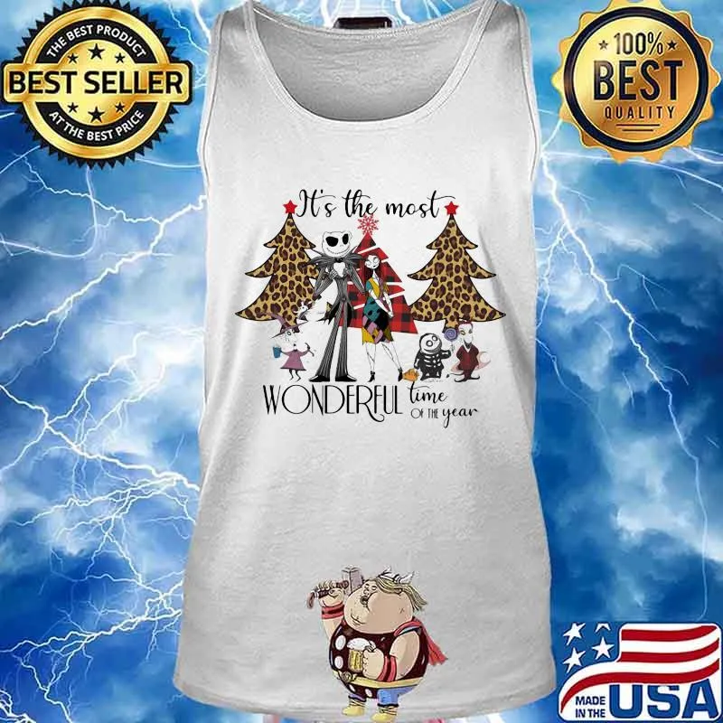 Merry christmas nightmare it's the most wonderful time of the year leopard s Tank top