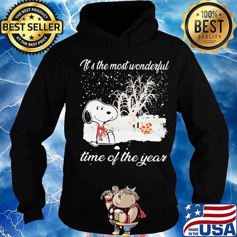 Merry christmas snoopy it's the most wonderful time of the year s Hoodie