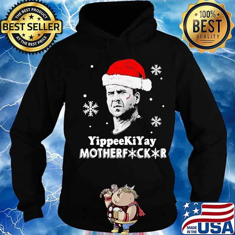 Merry christmas yippee ki yay mother fuck kur s Hoodie