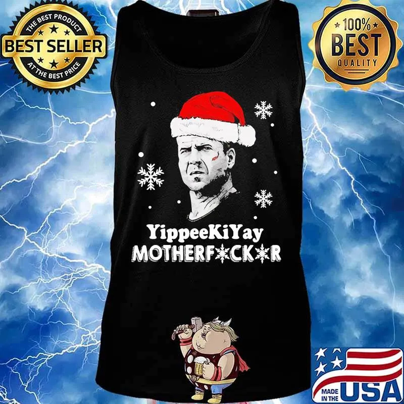 Merry christmas yippee ki yay mother fuck kur s Tank top
