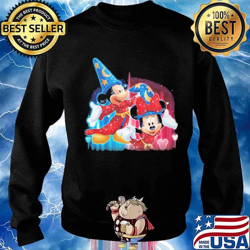 Mickey mouse and minnie mouse happy halloween s Sweater