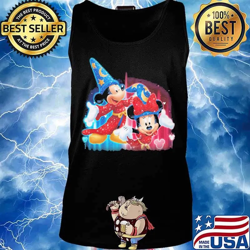 Mickey mouse and minnie mouse happy halloween s Tank top