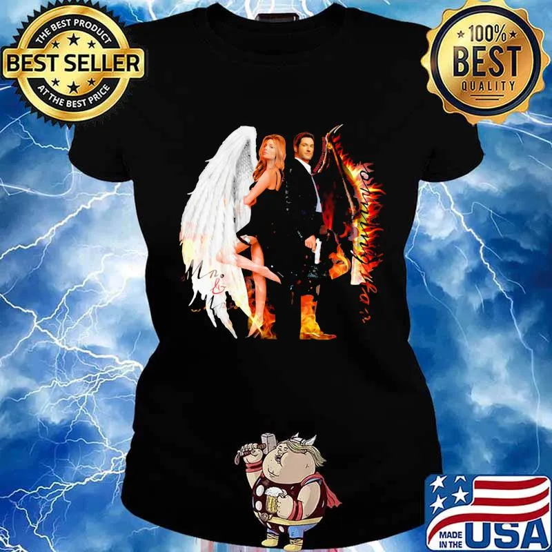 Mr and mrs smith wings fire s Ladies tee