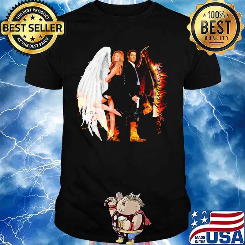 Mr and mrs smith wings fire shirt