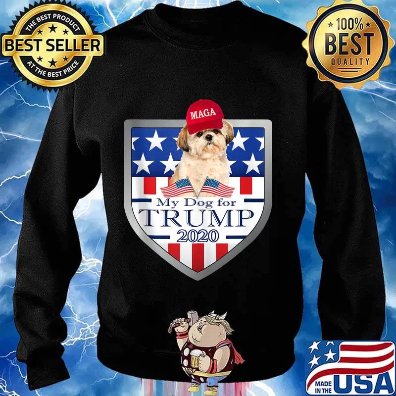 My shih tzu for trump 2020 for american stars s Sweater