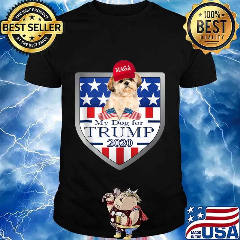 My shih tzu for trump 2020 for american stars shirt
