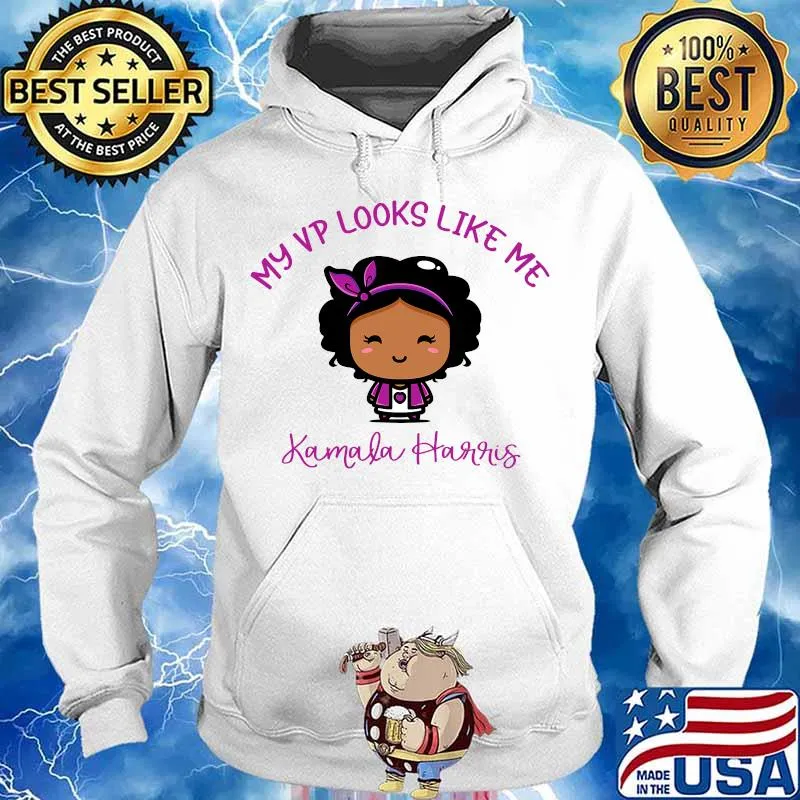 My vp looks like me madam vice president black girls s Hoodie