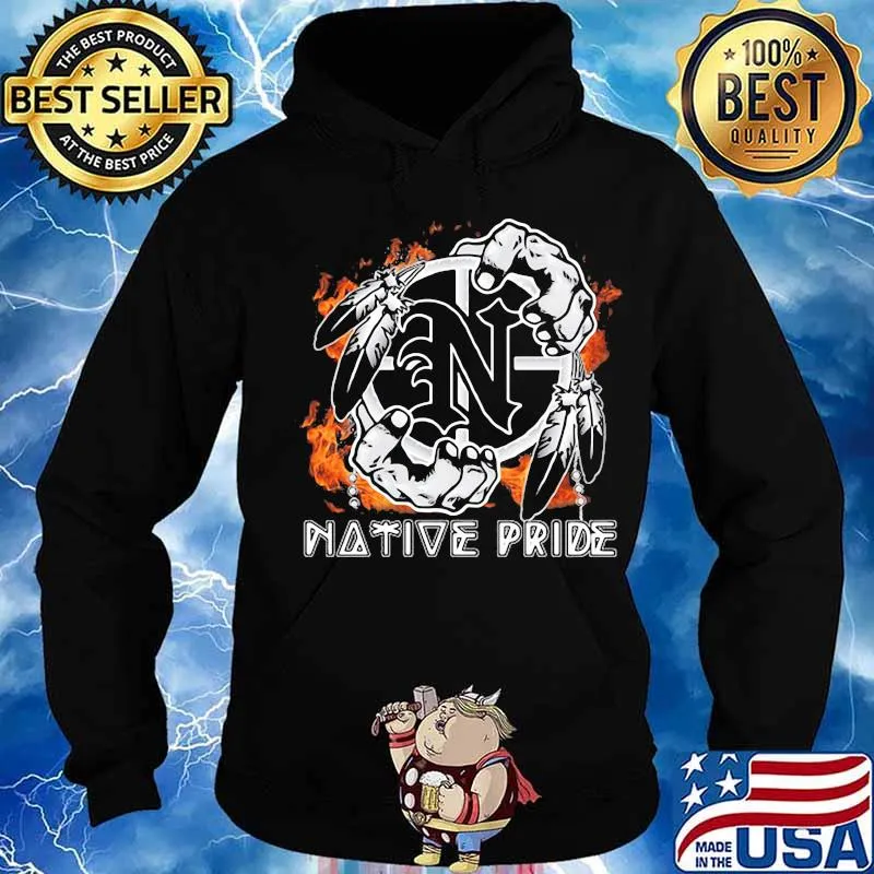 Native pride fire strong vintage s Hoodie