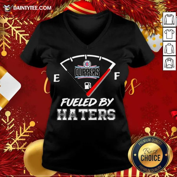 Nice LA Clippers NBA Basketball Fueled By Haters Sports T-Shirt - Image 4