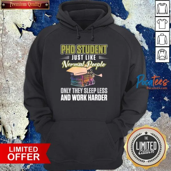 Nice PhD Student Dissertation Sleep Doctorate Graduation Shirt - Image 2